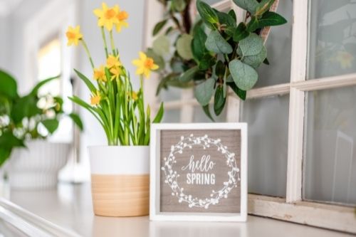 How to embrace spring in your living room image