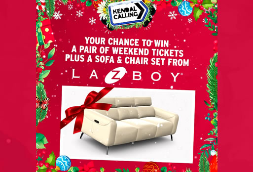 Win Kendal Calling tickets and La-Z-Boy furniture in our festival-inspired competition image