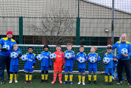 image for La-Z-Boy kicks off the season of goodwill by donating footballs to children’s teams post