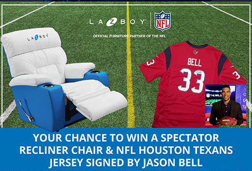 Last chance to win a signed NFL jersey and exclusive Spectator recliner image