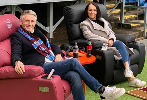 Competition winners enjoy Burnley match in Best Seats of the House